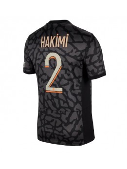 Moški Nogometna dresi replika Paris Saint-Germain Achraf Hakimi #2 Tretji 2023-24 Kratek rokav